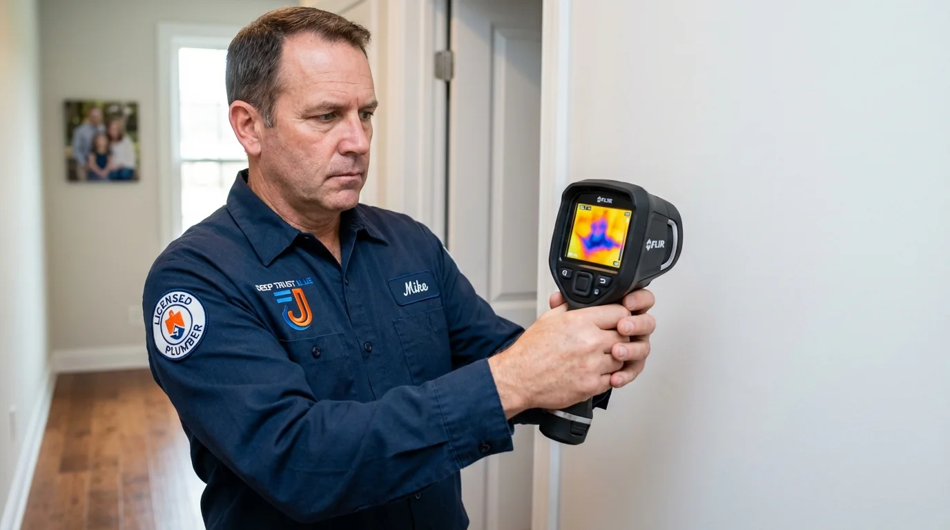 Thermal imaging leak detection by Johns Plumbing LLC in Baudette